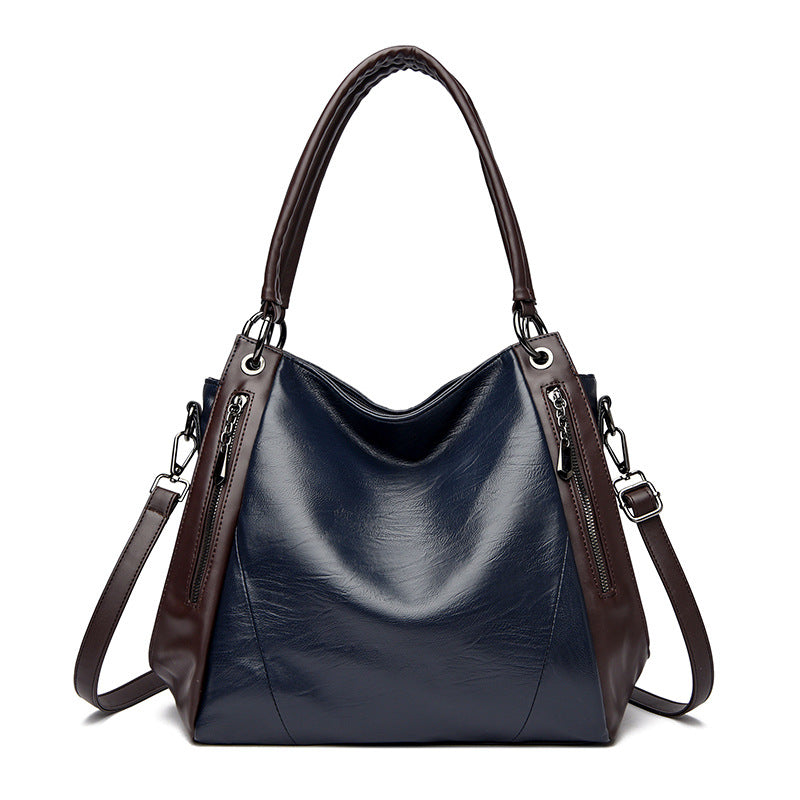 A Simple Versatile Soft-leather Tote Bag