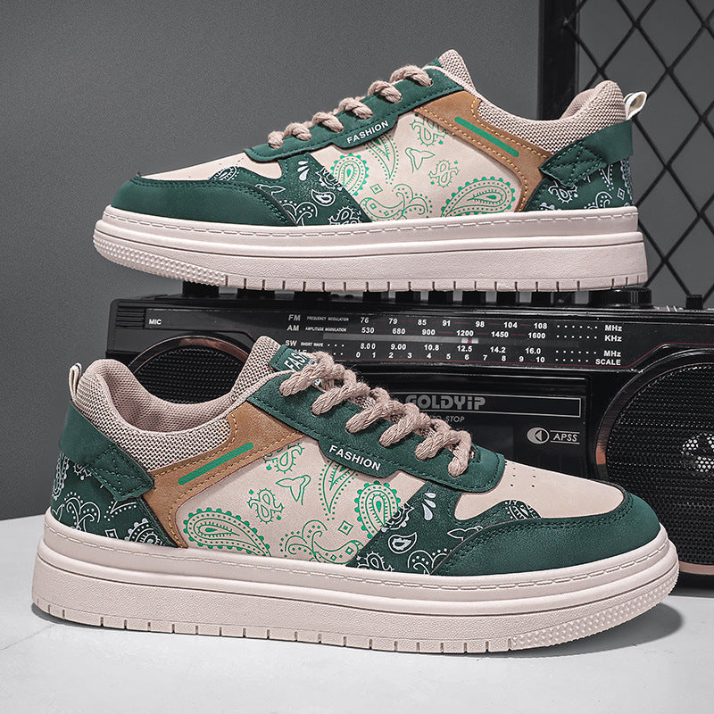 Nuevos Zapatos Paisley de Moda Versátiles, Zapatillas Bajas de Lona para Primavera