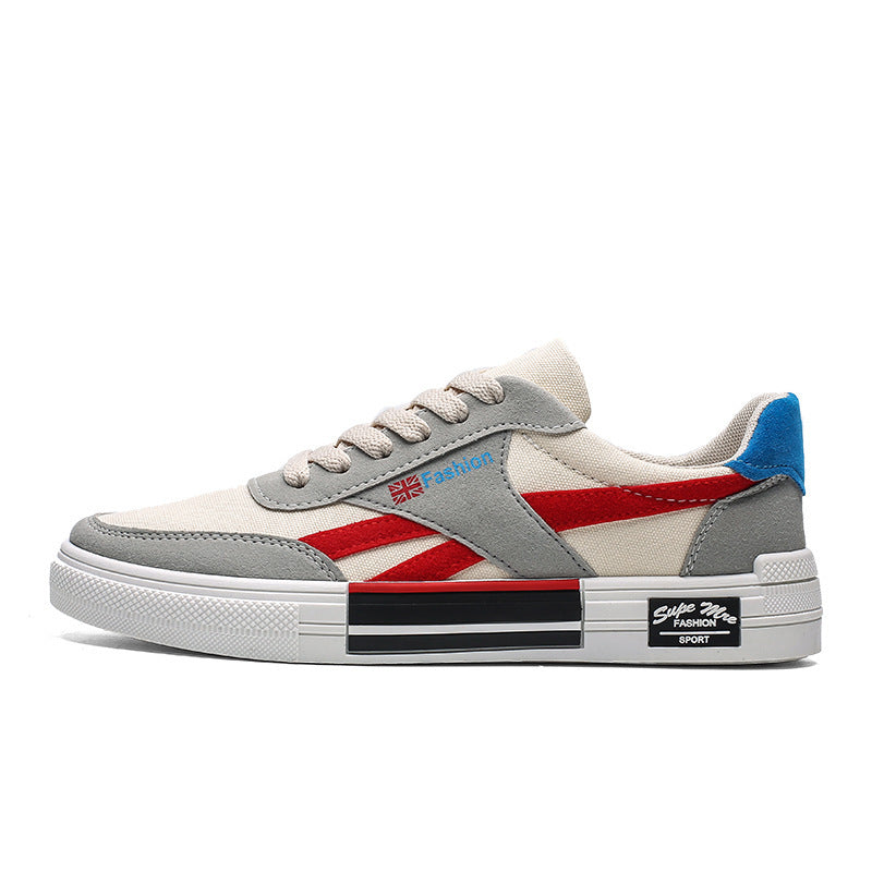Zapatillas de lona de estilo coreano de moda para hombre