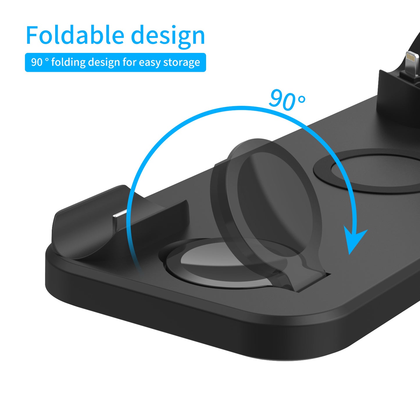 Compatible con Apple, cargador inalámbrico multifuncional