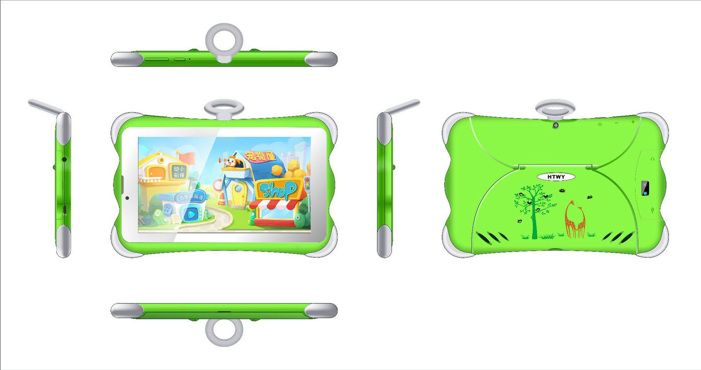 Nueva tableta de aprendizaje para niños de 7 pulgadas con soporte, llamadas 3G
