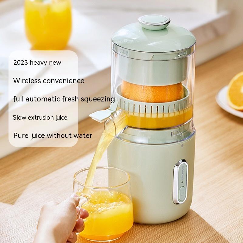 Exprimidor eléctrico inalámbrico multifuncional de acero para naranjas y limones, licuadora portátil USB mini para frutas, exprimidor a presión de cocina
