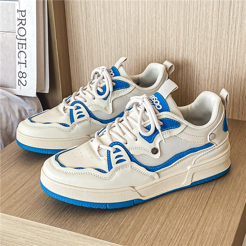 Zapatillas bajas de malla informales coreanas para hombre