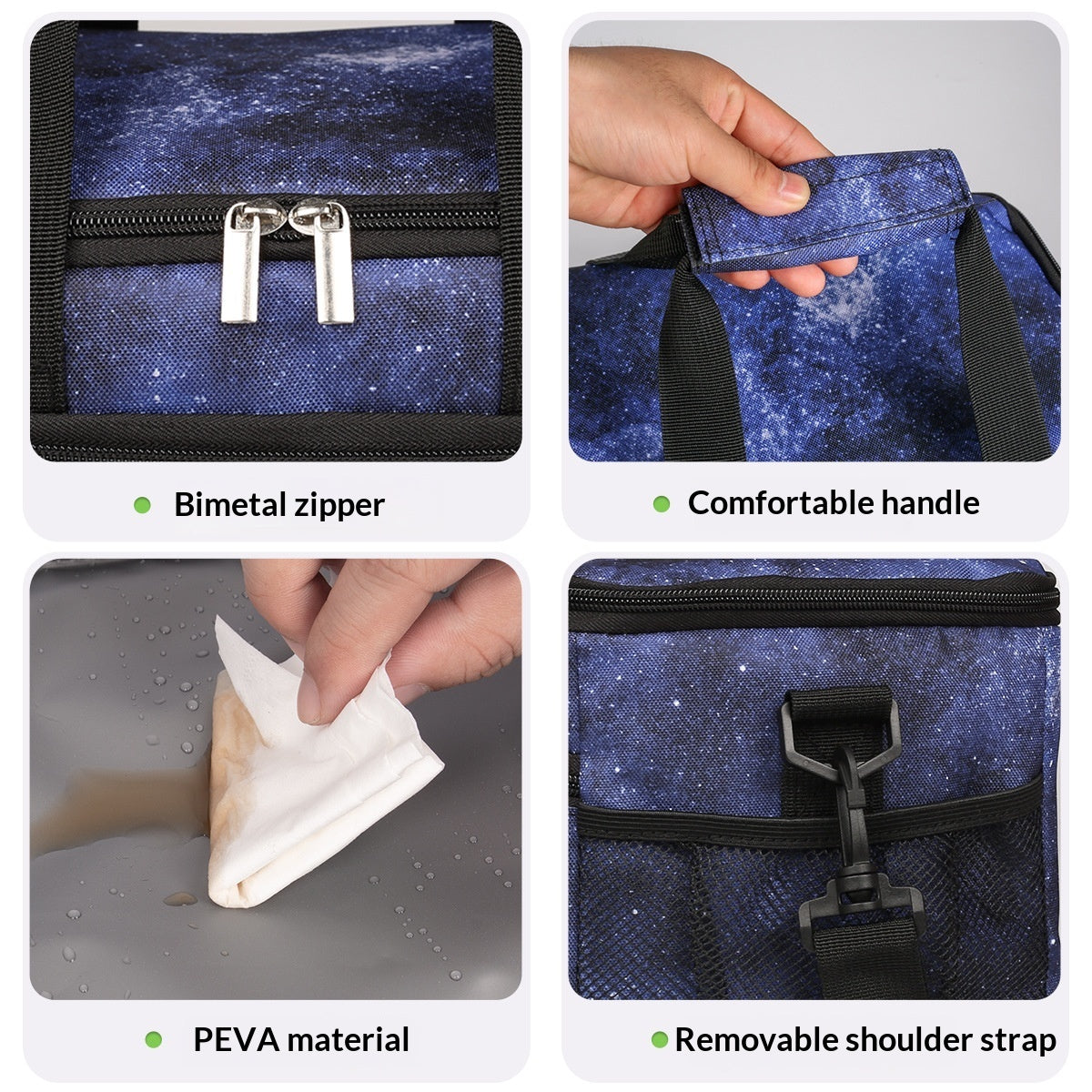 Bolsa Isotérmica Portátil para Exteriores Plegable Hecha de Tela Oxford Engrosada con Aislamiento a Prueba de Fugas
