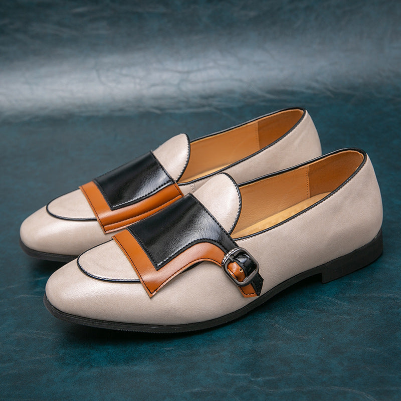Zapatos de Cuero Tipo Mocasín "One Pedal" de Moda para Hombre