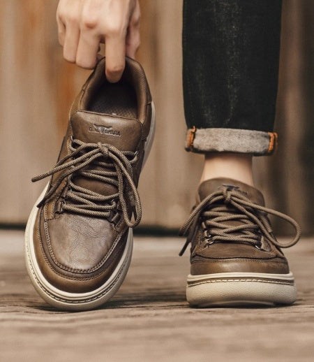 Zapatillas casual de cuero sintético para hombre