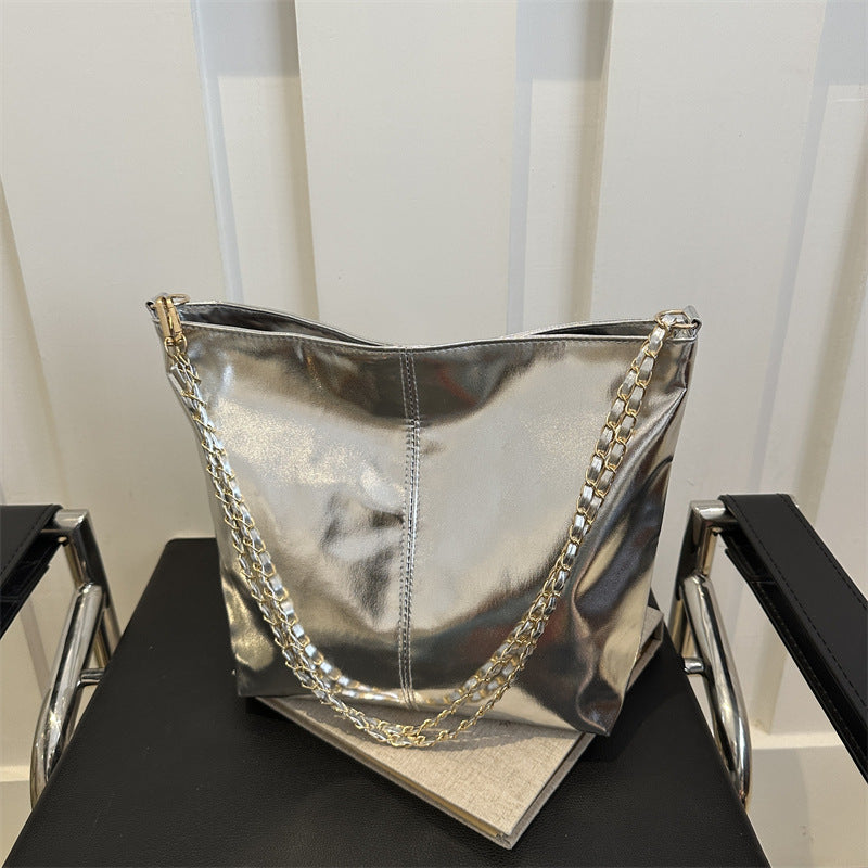 Bolso de gran capacidad con textura de alta gama para mujer