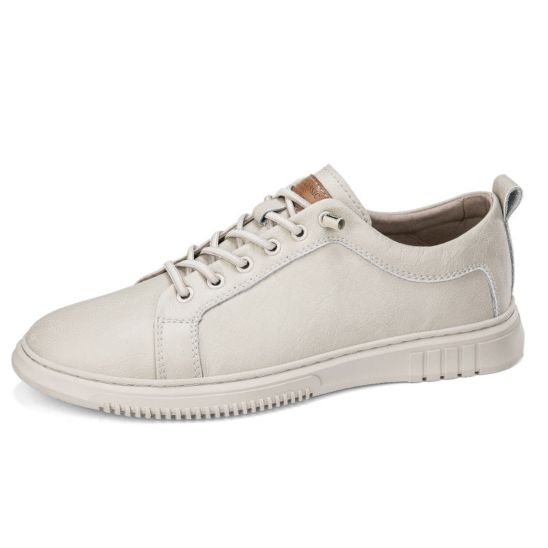 Zapatos planos casuales primavera-verano, de corte bajo con cordones