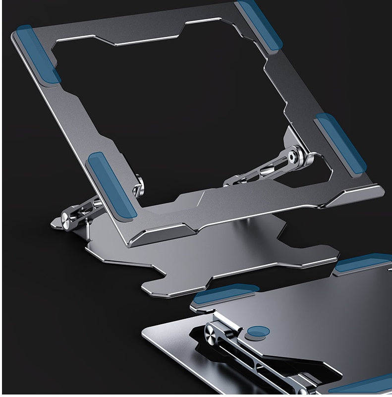 Soporte ajustable para computadora portátil Soporte portátil para computadora de aleación de aluminio Elevador para computadora portátil Soporte compatible para computadora portátil