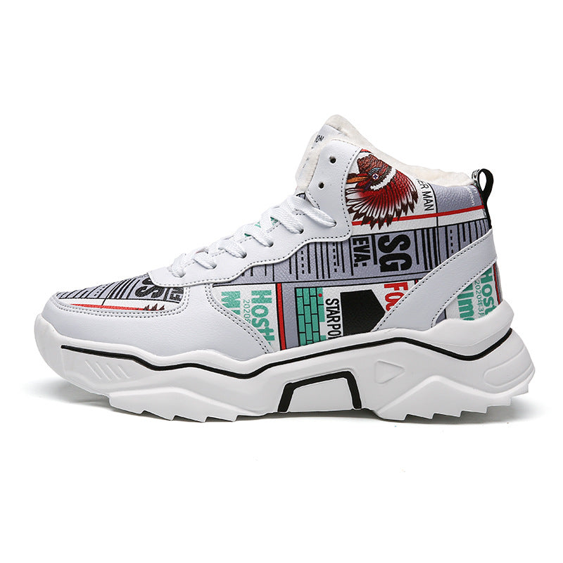 Sports casual men's shoes Korean board shoes