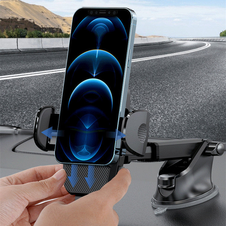 Soporte de teléfono multifuncional para coche, parabrisas, ventosa de gravedad, soporte para teléfonos móviles iOS y Android
