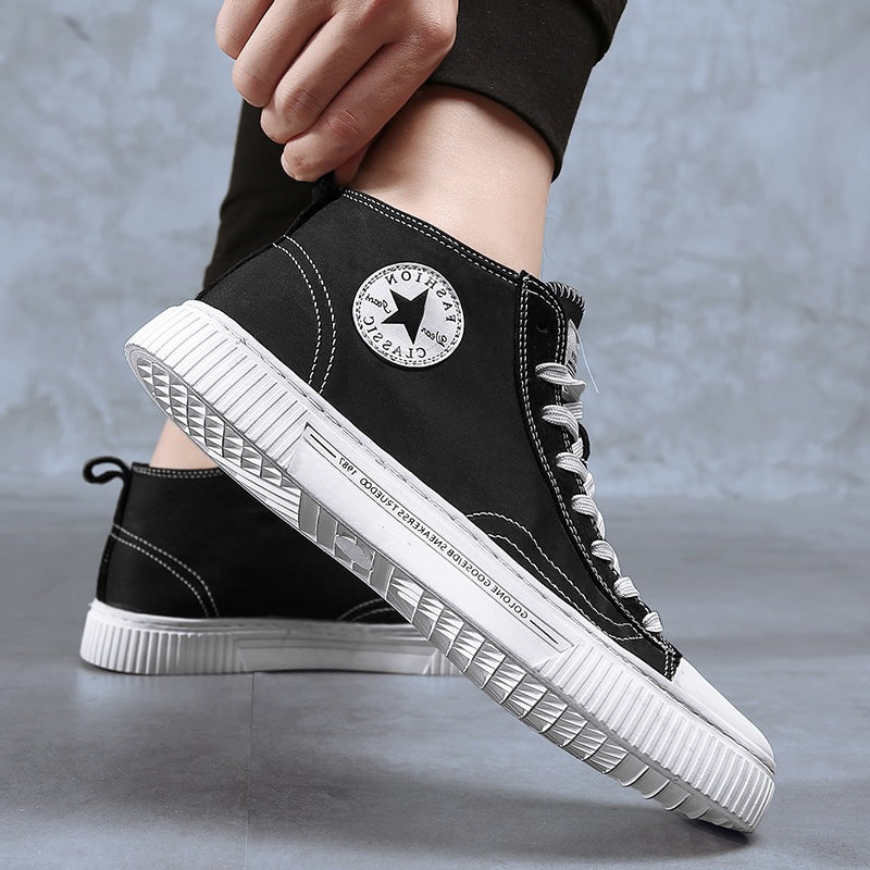 Zapatos casuales coreanos de tendencia salvaje británica