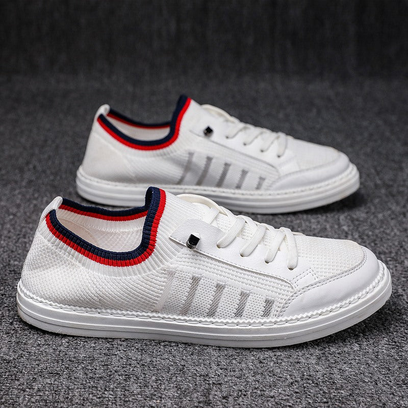 Zapatillas británicas transpirables salvajes de tejido volador