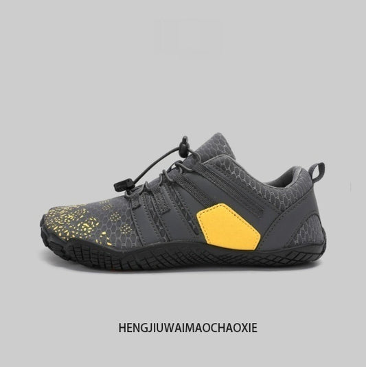 Zapatos de senderismo descalzos con cinco dedos para hombre y mujer, zapatos de río multifuncionales para montar en cuclillas para las cuatro estaciones, zapatos de entrenamiento integral