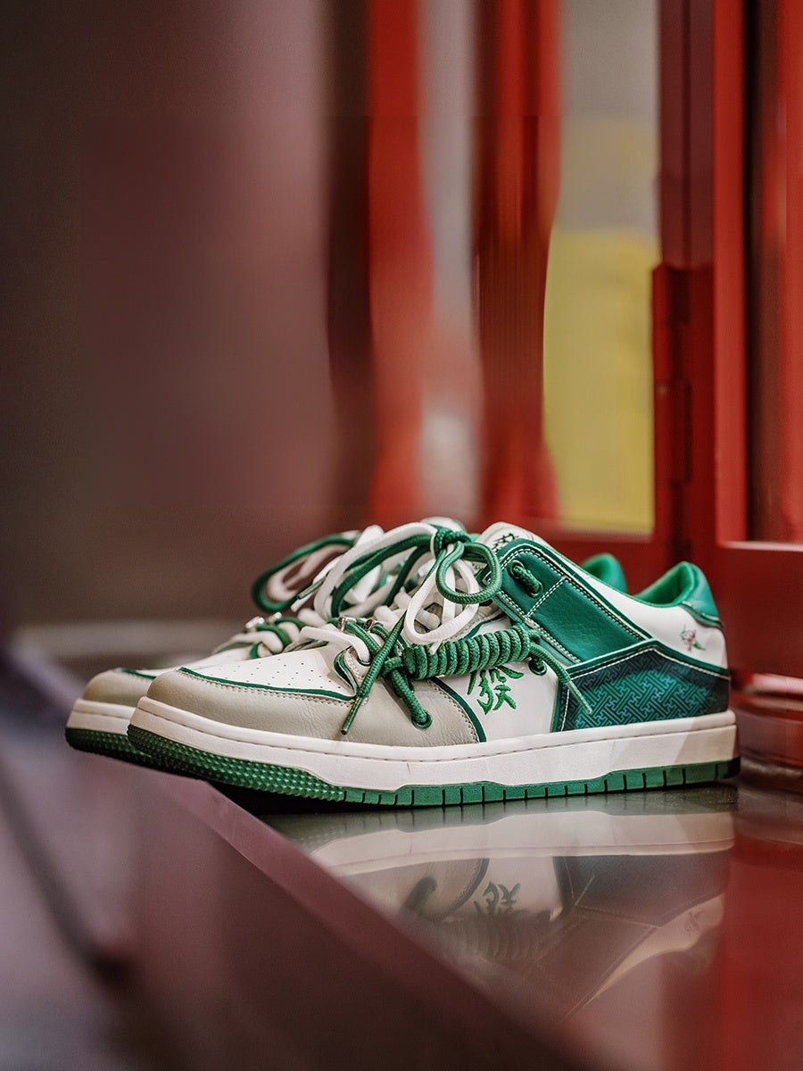 Zapatillas deportivas informales con suela gruesa Mahjong