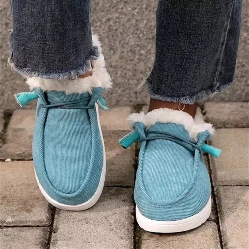 Botas de algodón afelpadas para mujer
