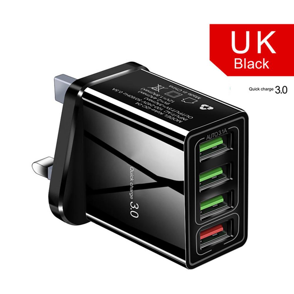 Cabezal de carga iluminado 4USB para teléfono móvil 3A