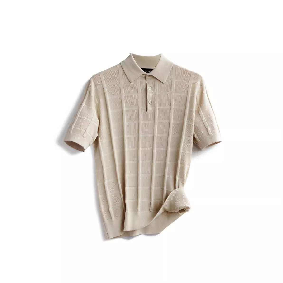 Mens Knitted Teenagers Polo Shirt