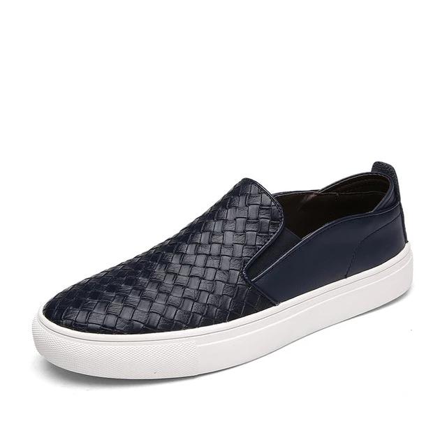 Zapatos planos casuales para hombre, resistentes al desgaste y a la moda