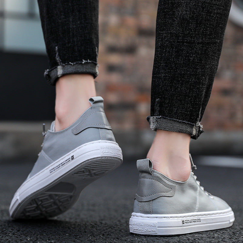 Zapatos informales planos de lona para hombre
