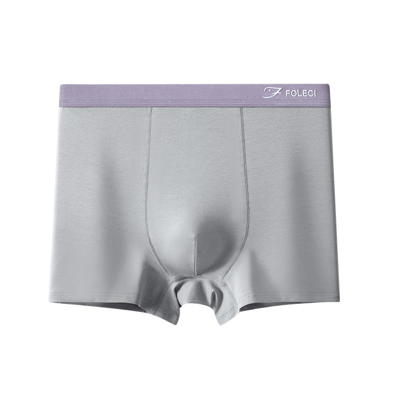 Calzoncillos bóxer de algodón de hombre de cintura alta