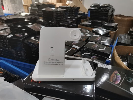 Cargador inalámbrico plegable 4 en 1 de carga rápida de 15 W