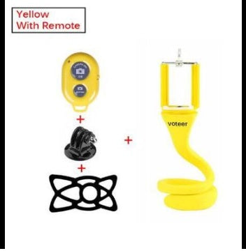 Soporte para teléfono móvil con forma de pulpo serpiente