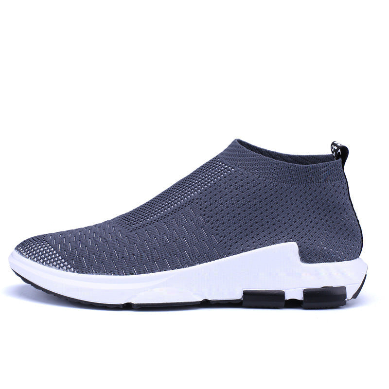 Zapatos de calcetín altos elásticos de talla grande para hombre