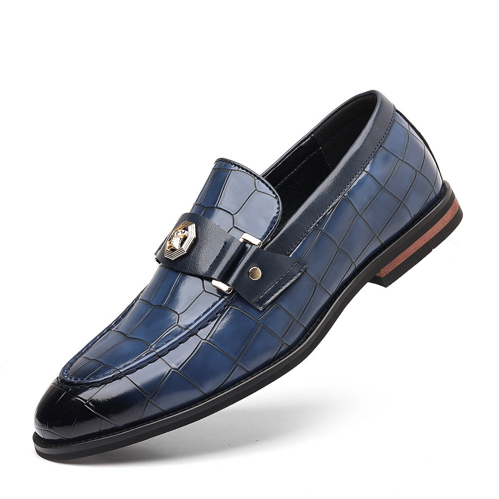 Mocasines casuales a cuadros de tallas grandes para hombre