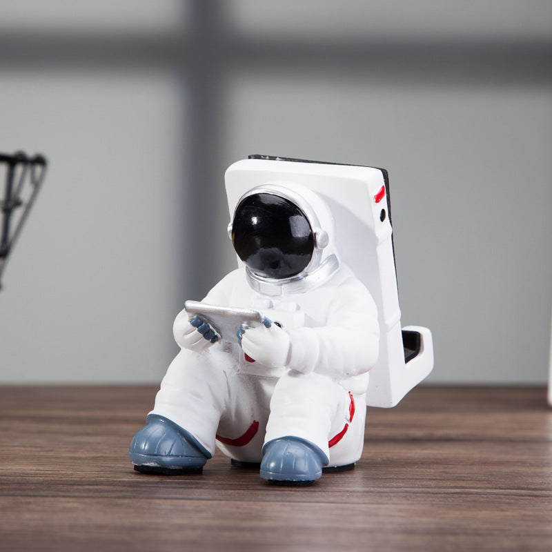 Soporte Sencillo para Teléfono Móvil Astronauta, Soporte de Escritorio para Estudiantes, Lindo Astronauta, Soporte para Celular, Regalo Creativo, Pequeña Decoración de Escritorio