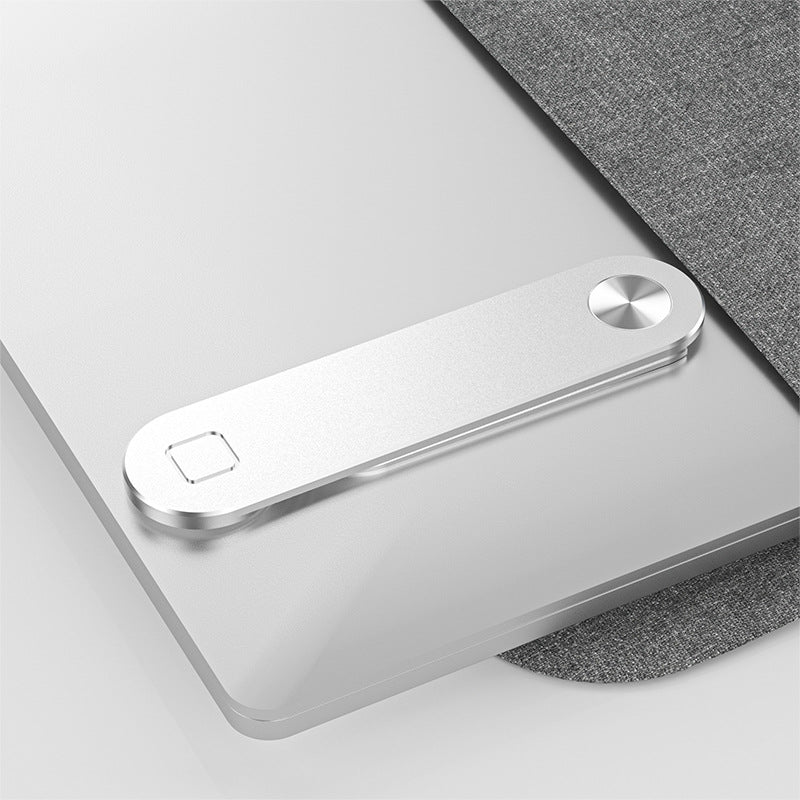Soporte para teléfono portátil, clip lateral ajustable para portátil, soporte magnético para monitor de portátil, soporte para teléfono móvil para portátil, soporte de expansión plegable de aluminio para tableta, para doble pantalla