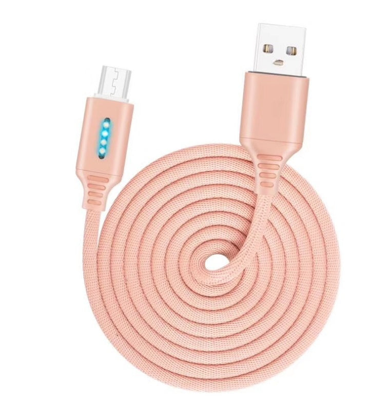Cable de carga rápida con tejido de tela