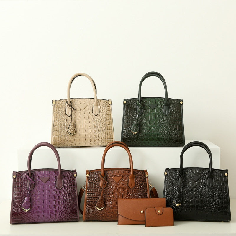 Vintage Crossbody Statement Handbag Set For Women