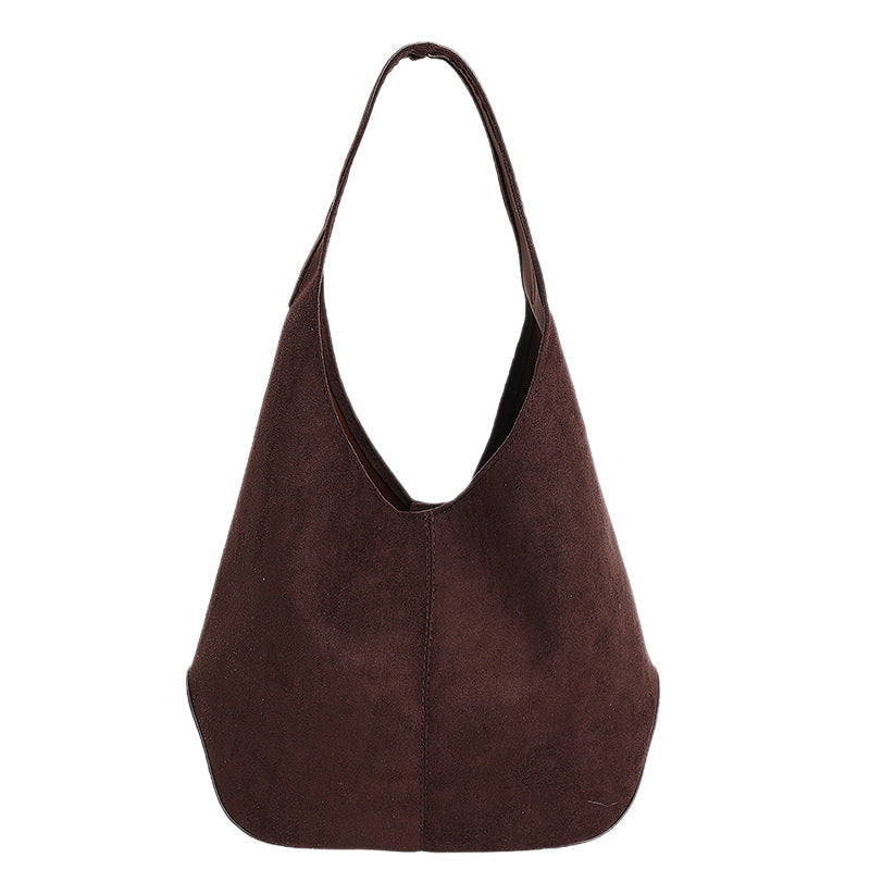 Suede-lined Large-capacity Fashionable Tote Bag For Women