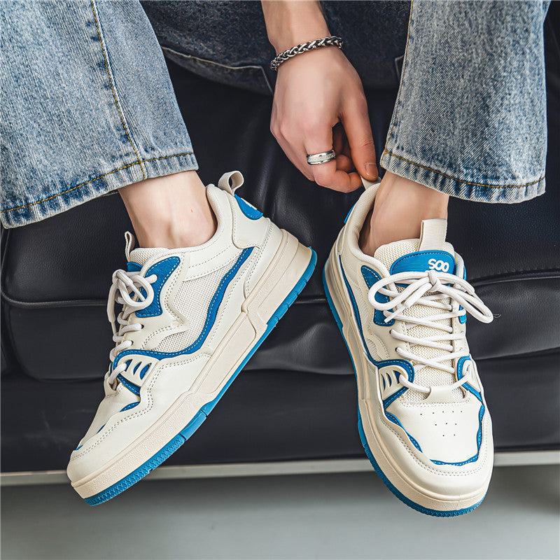 Zapatillas bajas de malla informales coreanas para hombre
