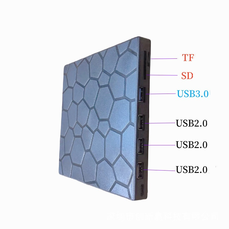 Controlador de CD externo multifuncional Grabador de CD