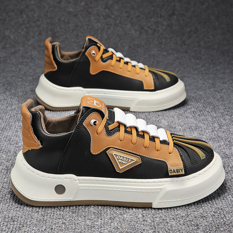 Zapatillas bajas para hombre versátiles de moda, transpirables e informales