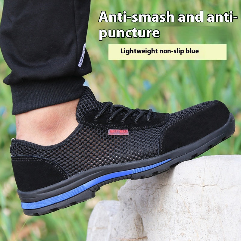 Anti Smashing And Puncture Labor Protection Shoes Are Breathable