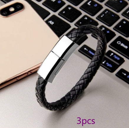 Nuevo cargador de pulsera Cable de carga USB Cable de carga de datos para iPhone 14 13 Max Cable USB C para teléfono Micro Cable