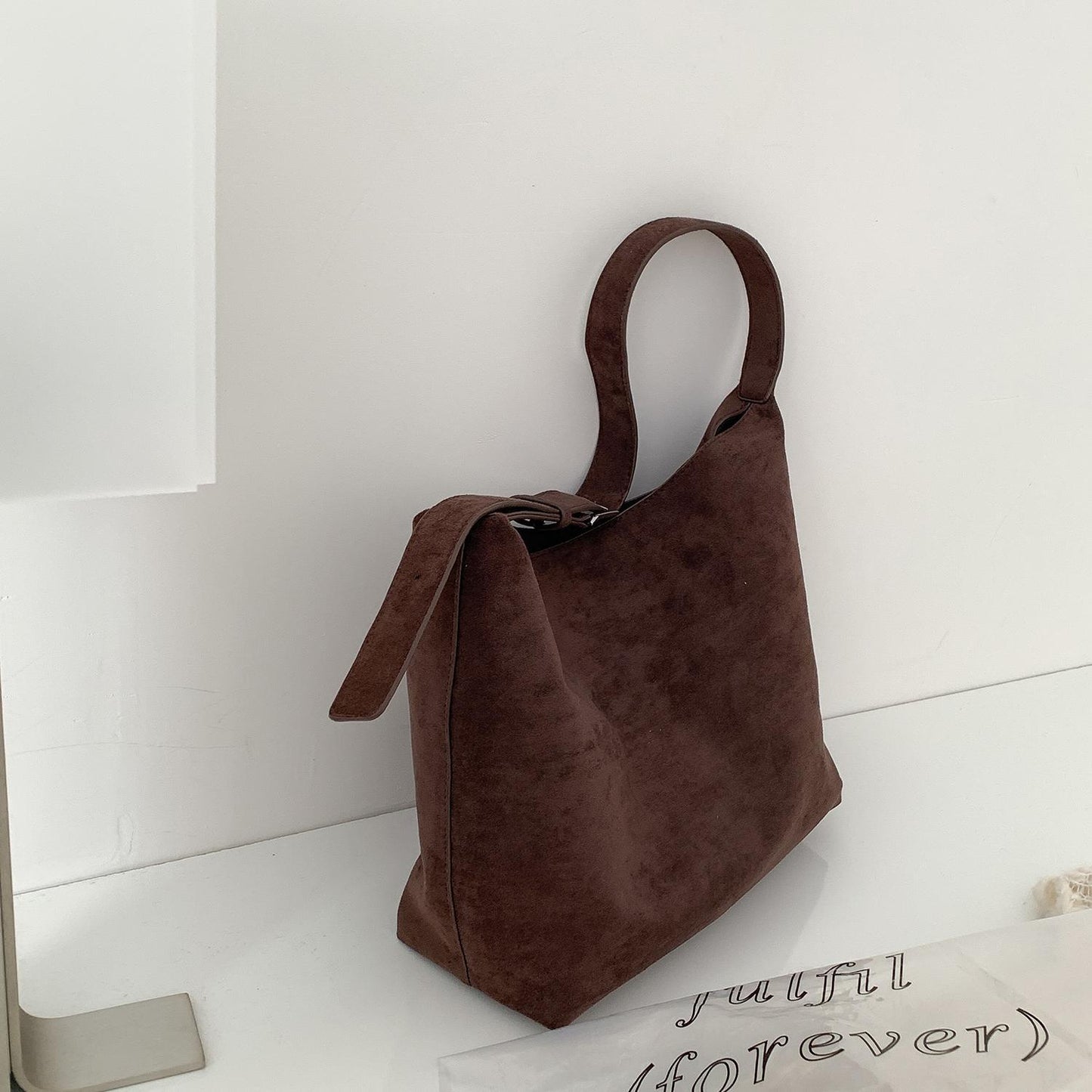 Soft-leather Tote Bag For Commutingsophisticated