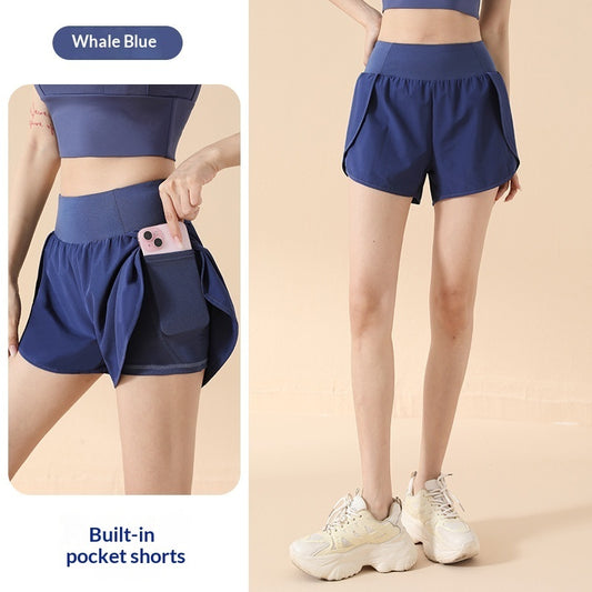 Pantalones cortos profesionales de Pilates y yoga de secado rápido