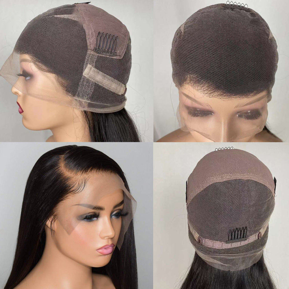 Cobertura de encaje completa con pelo natural