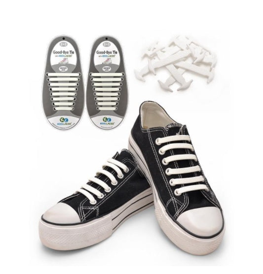 Cordones de silicona en forma de I y T para adultos y niños, sin necesidad de atar