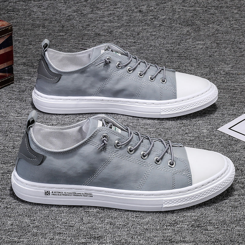 Zapatos informales planos de lona para hombre
