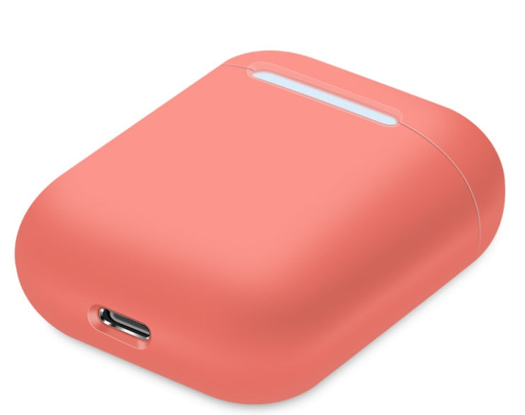 Compatible con Apple, funda protectora adecuada para la carcasa de protección de la caja de carga de auriculares inalámbricos Bluetooth, funda de silicona antiporatable