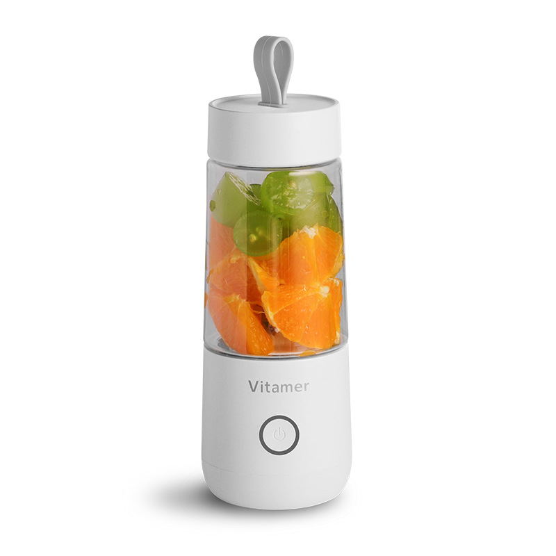 Licuadora portátil de 350 ml, exprimidor eléctrico recargable por USB, mezclador, vaso para batidos, licuadora, botella de zumo, carga USB, utensilios de cocina