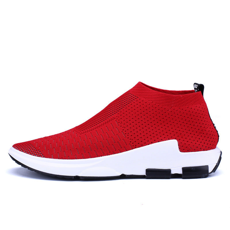 Zapatos de calcetín altos elásticos de talla grande para hombre