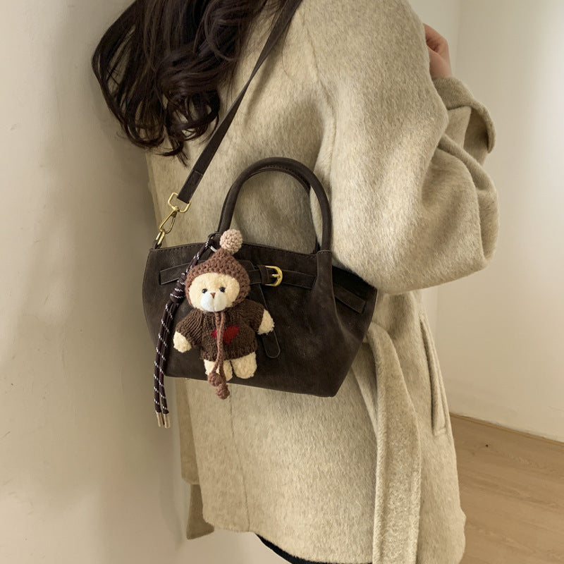Exquisito bolso tote bandolera versátil otoño-invierno