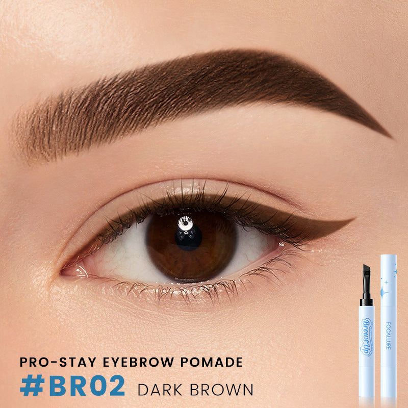 2 en 1 Gel Crema para Cejas 3D Lápiz Delineador de Ojos 3 Colores Impermeable Larga Duración Pomada para Cejas Potenciadores Cosméticos de Maquillaje