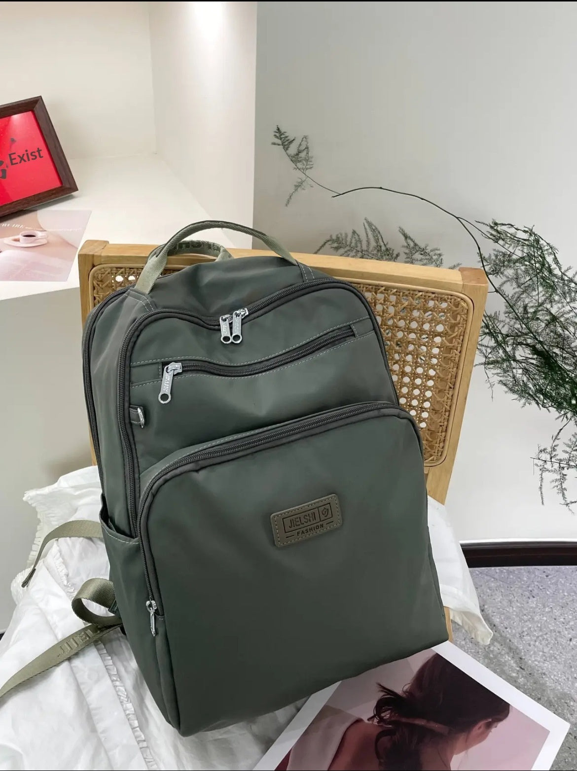 Mochila de senderismo de viaje al aire libre casual de tela Oxford que combina con todo